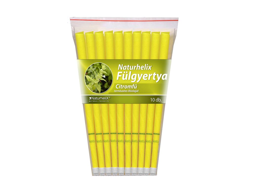 NATURHELIX FÜLGYERTYA CITROMFŰ 10DB