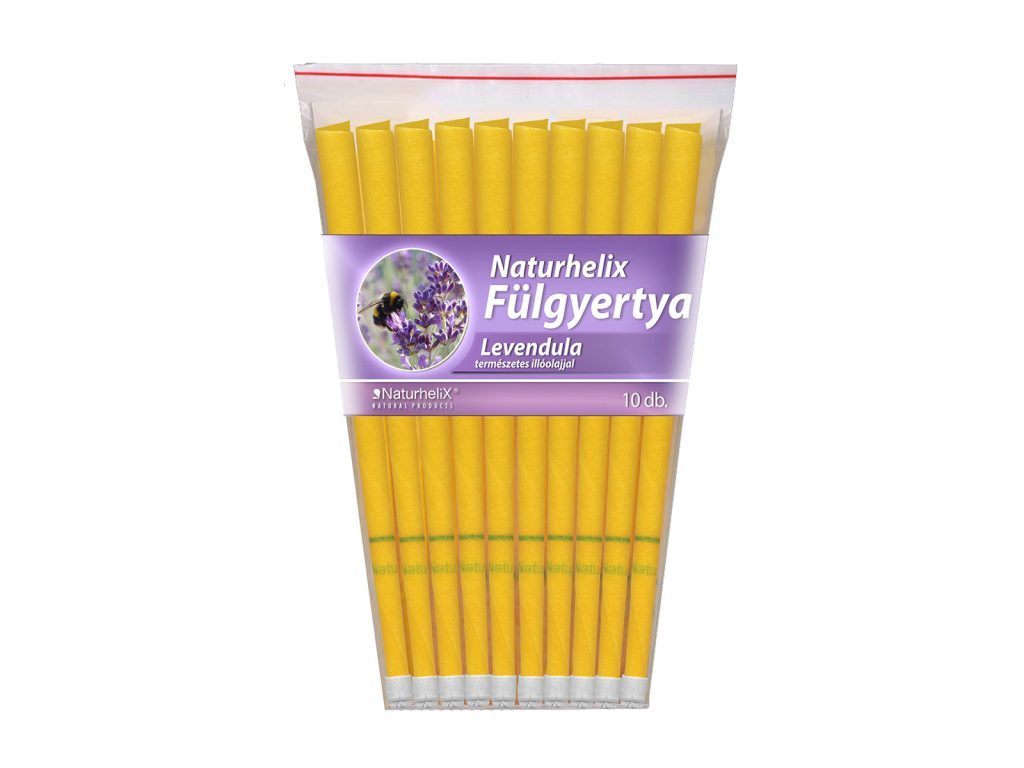 NATURHELIX FÜLGYERTYA LEVENDULA 10DB