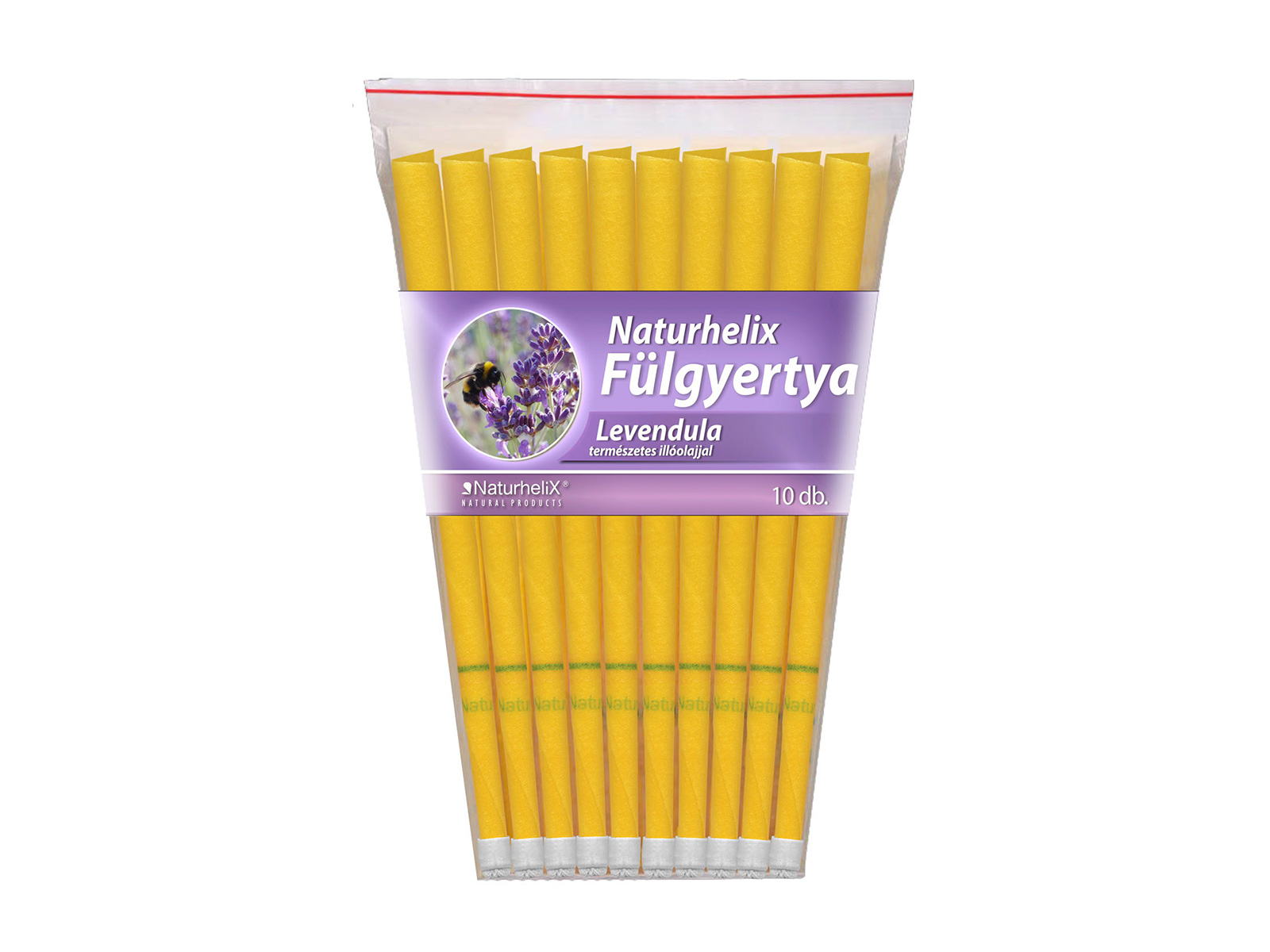 NATURHELIX FÜLGYERTYA LEVENDULA 10DB