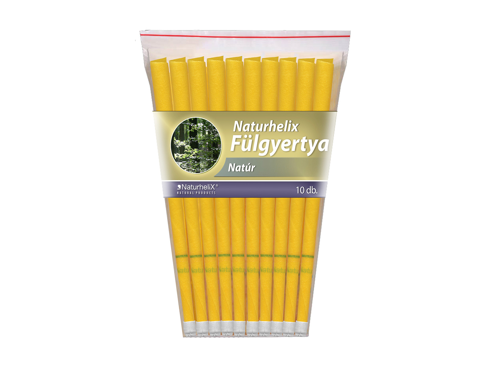 NATURHELIX FÜLGYERTYA NATÚR 10DB