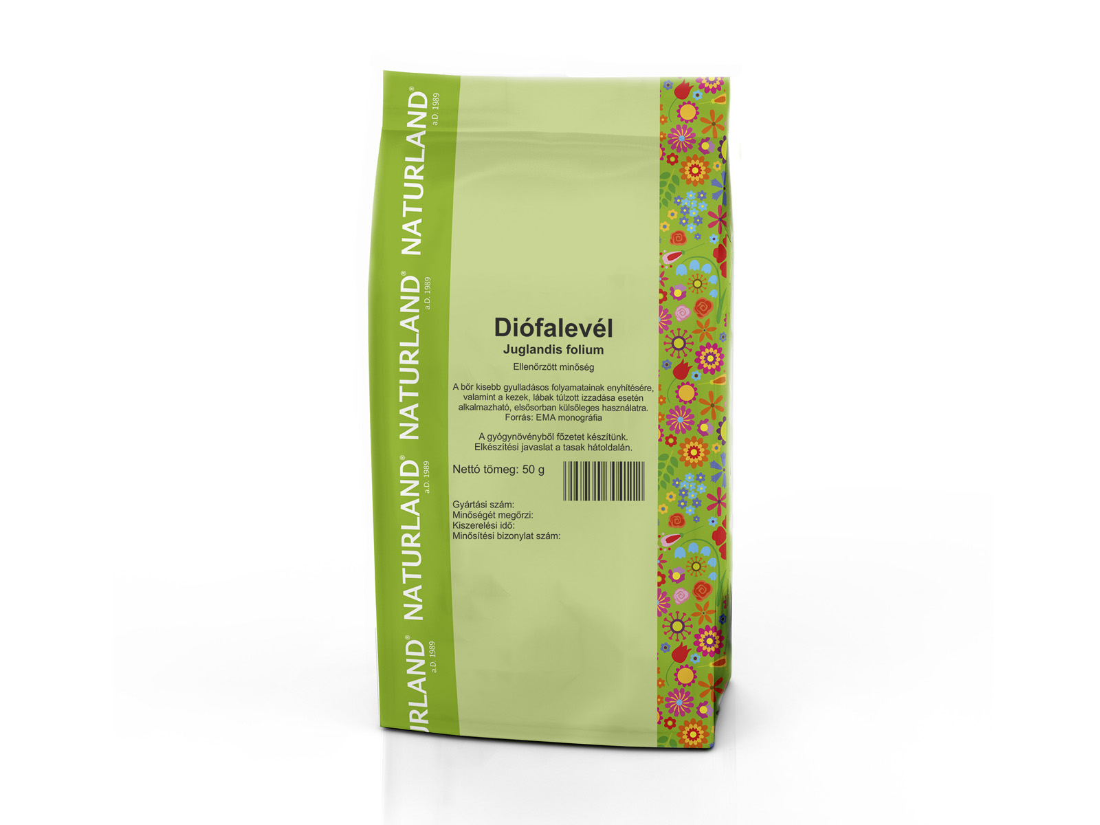 NATURLAND DIÓFALEVÉL TEA 50G