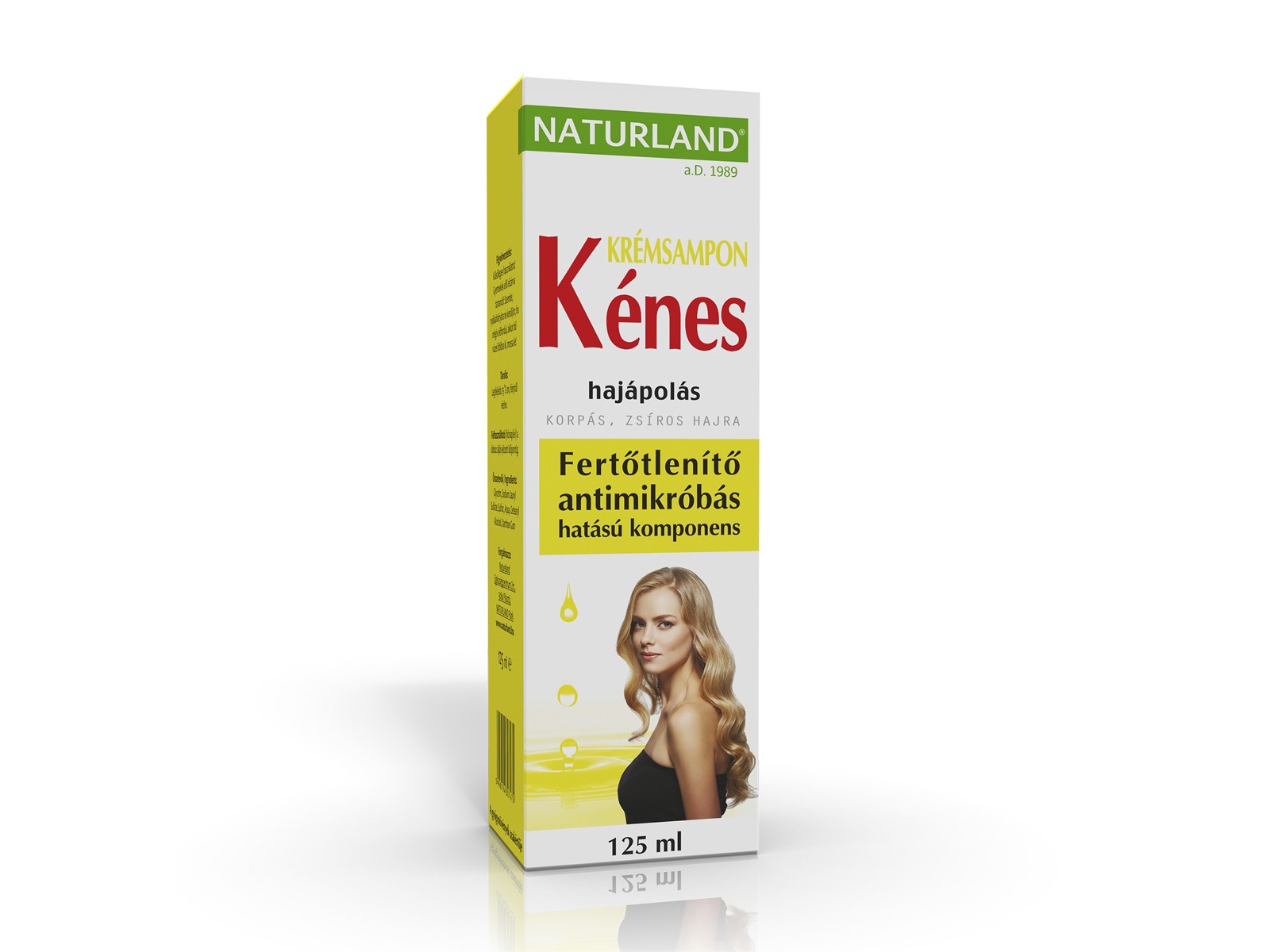NATURLAND KÉNES KRÉMSAMPON 125ML