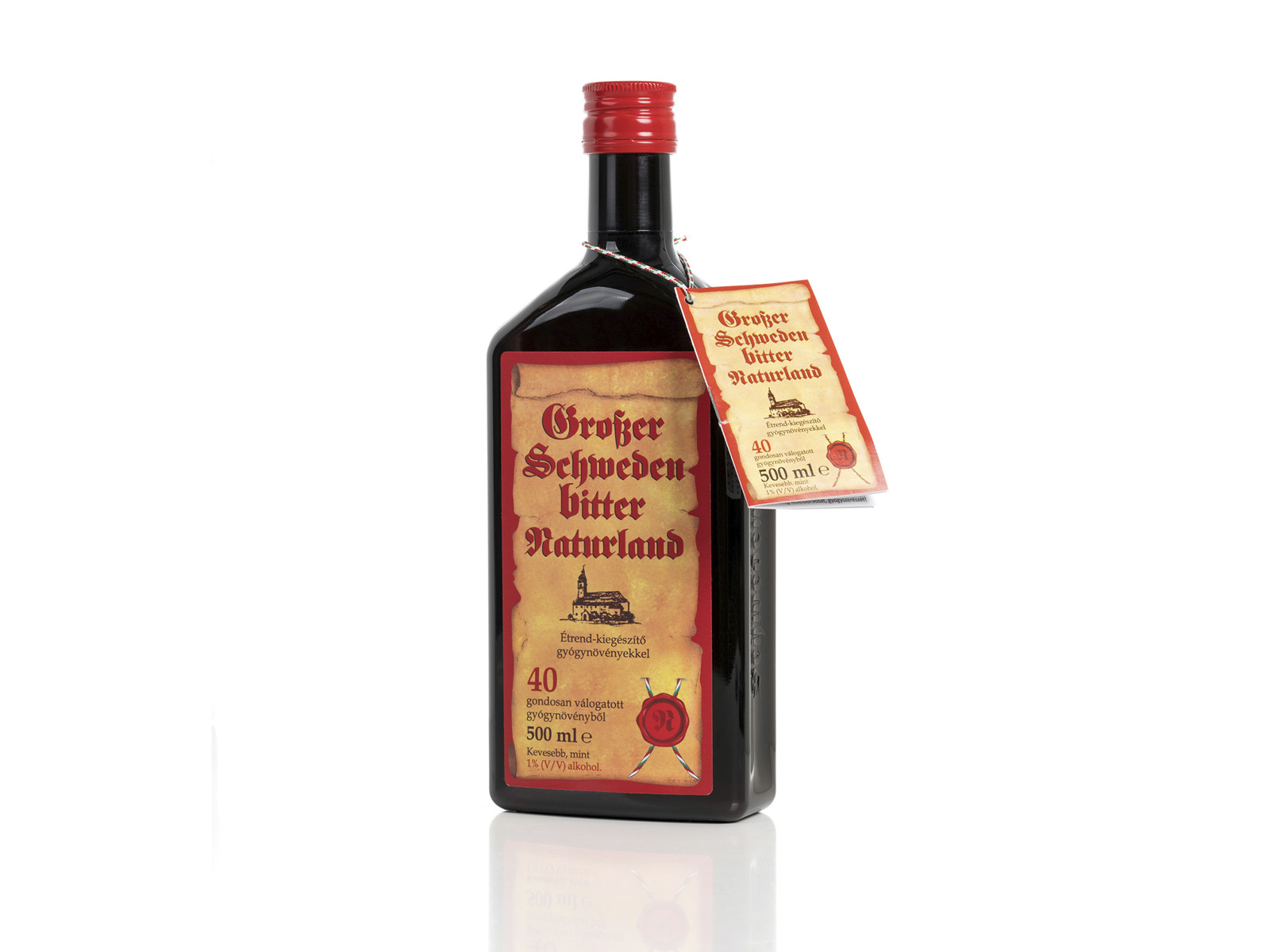 NATURLAND NAGY SVÉDCSEPP 40 GYÓGYNÖVÉNY 1% ALKOHOL TARTALMÚ 500ML