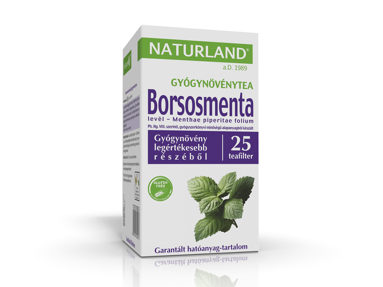 NATURLAND TEA BORSMENTA FILTERES 25DB