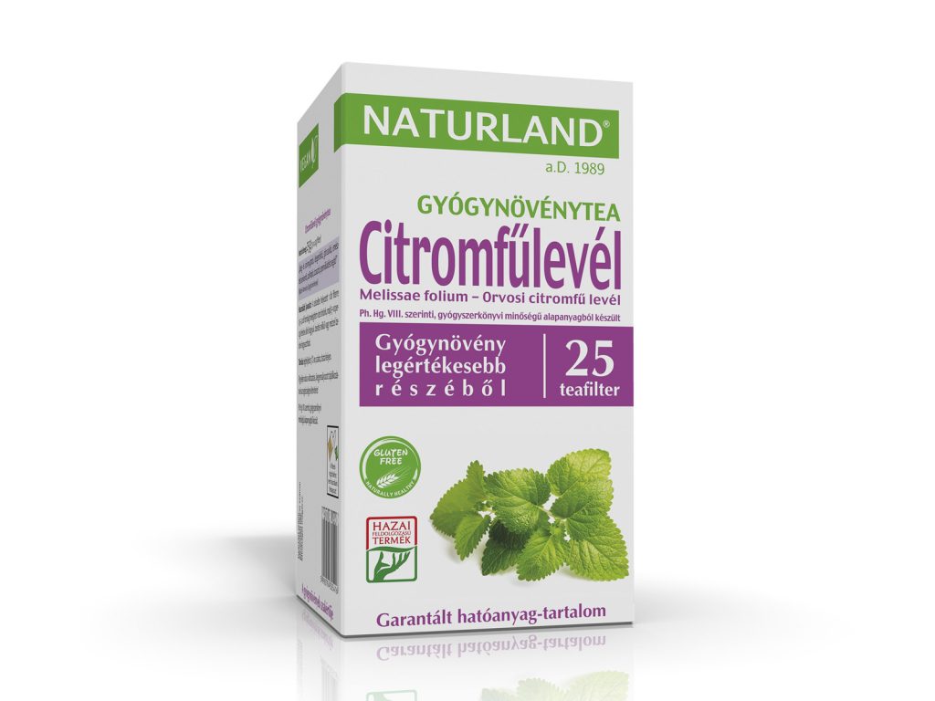 NATURLAND TEA CITROMFŰ FILTERES 25DB