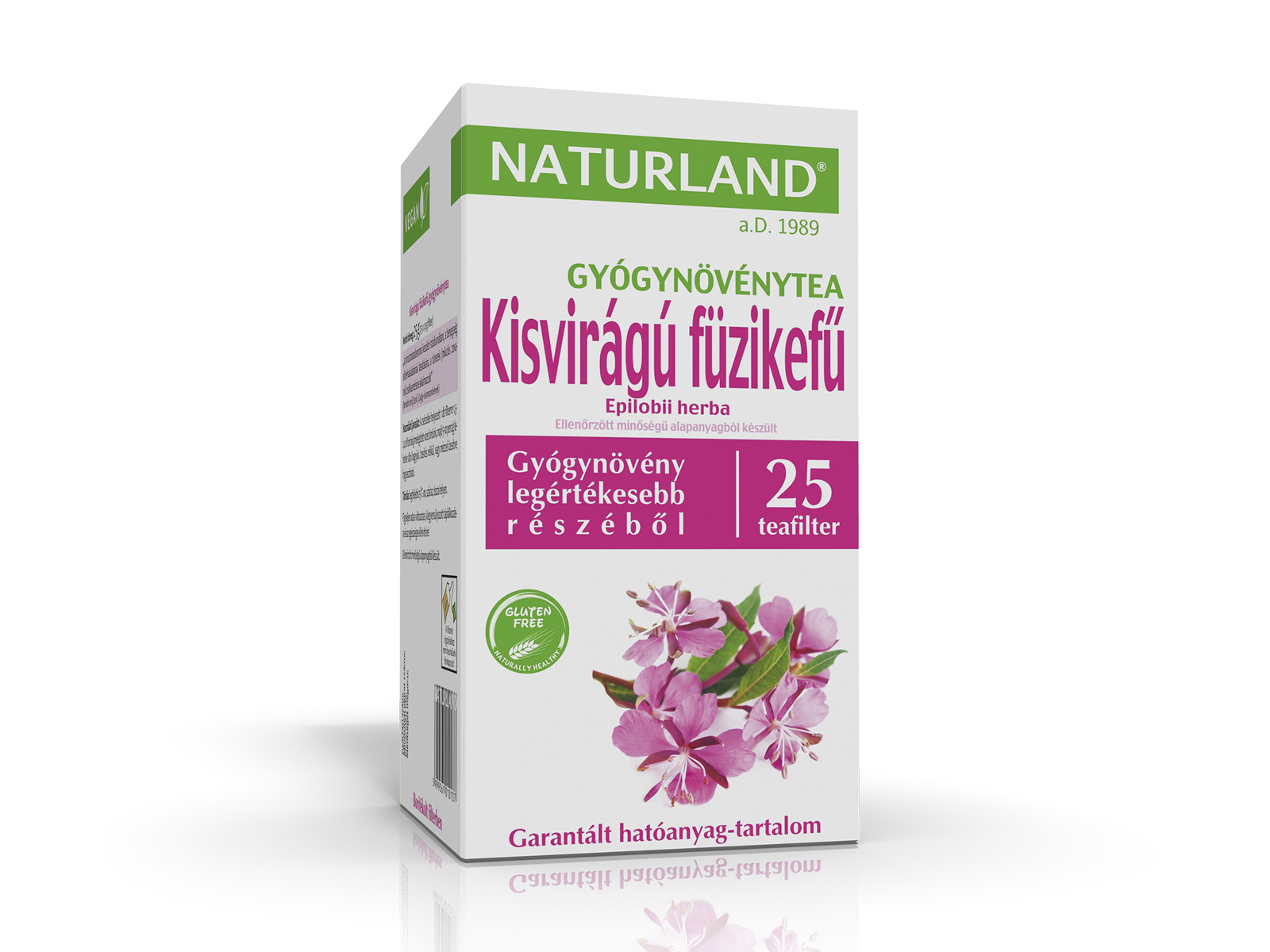 NATURLAND TEA KISVIRÁGÚ FÜZIKE FILTERES 25DB