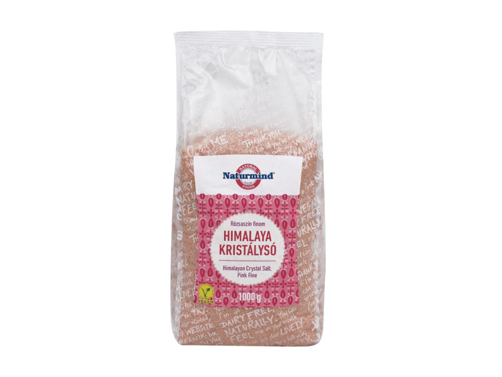 NATURMIND NATÚR HIMALAYA SÓ, FINOM RÓZSASZÍN 1000G