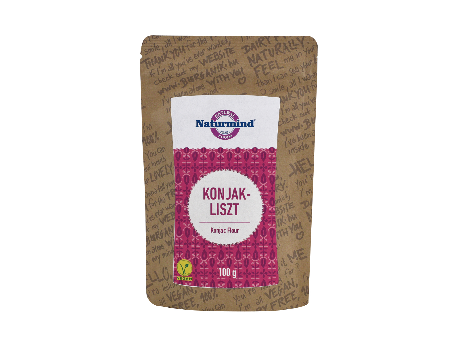 NATURMIND NATÚR KONJAKLISZT (KONJAC) 100G