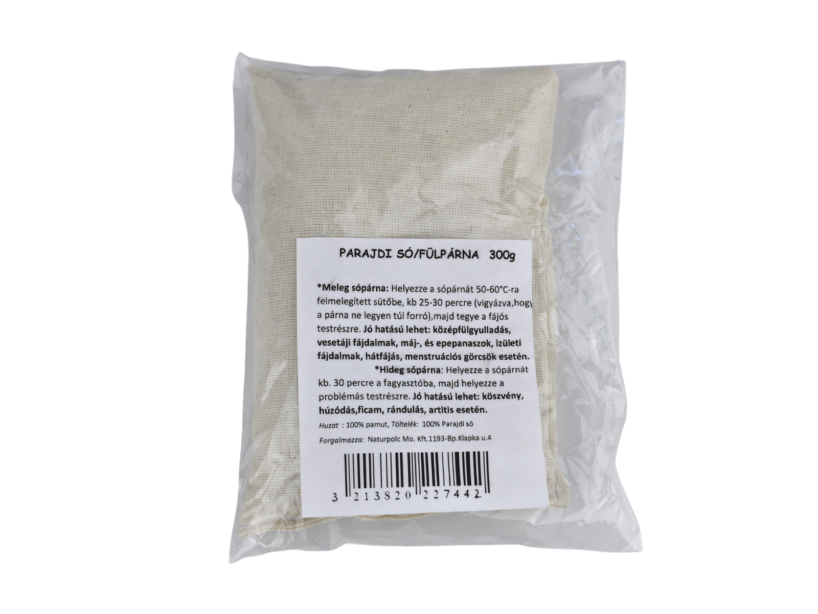 NATURPOLC PARAJDI SÓS FÜLPÁRNÁCSKA 1DB