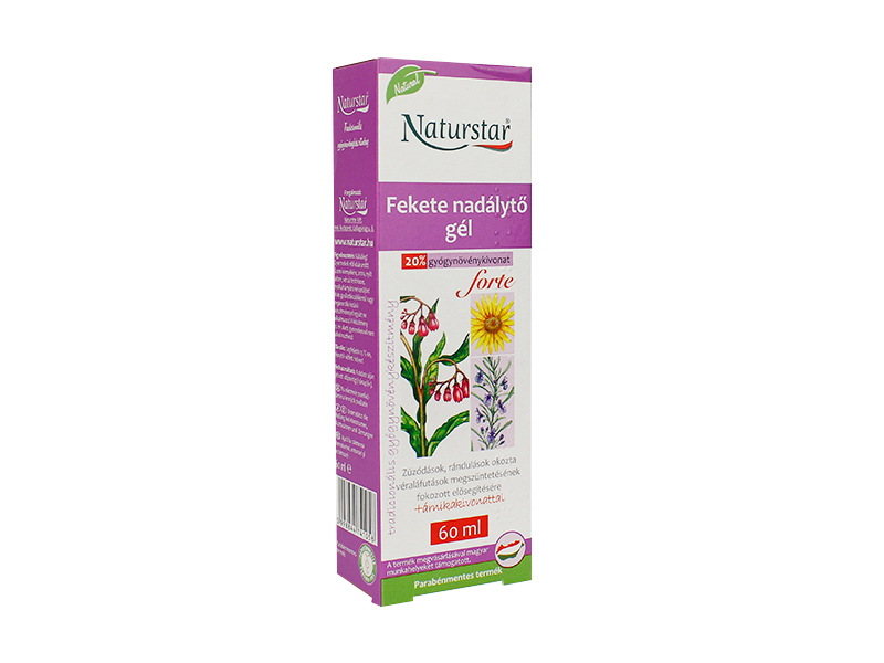 NATURSTAR FEKETE NADÁLYTŐ GÉL FORTE 60ML