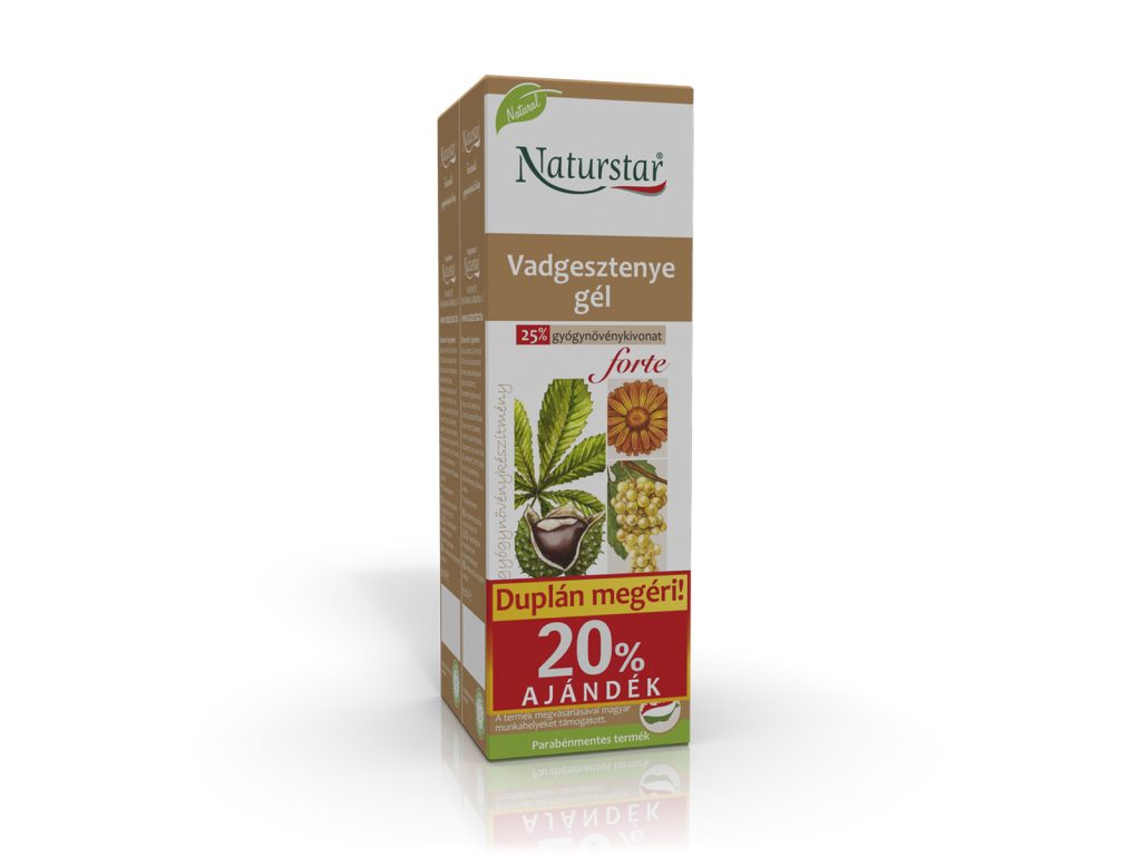 NATURSTAR VADGESZTENYE GÉL FORTE DUPLA 2X60ML
