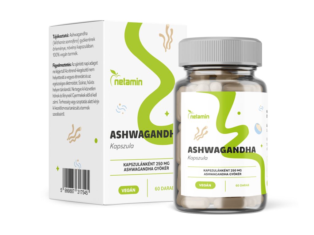 NETAMIN ASHWAGANDHA KAPSZULA 250MG 60DB