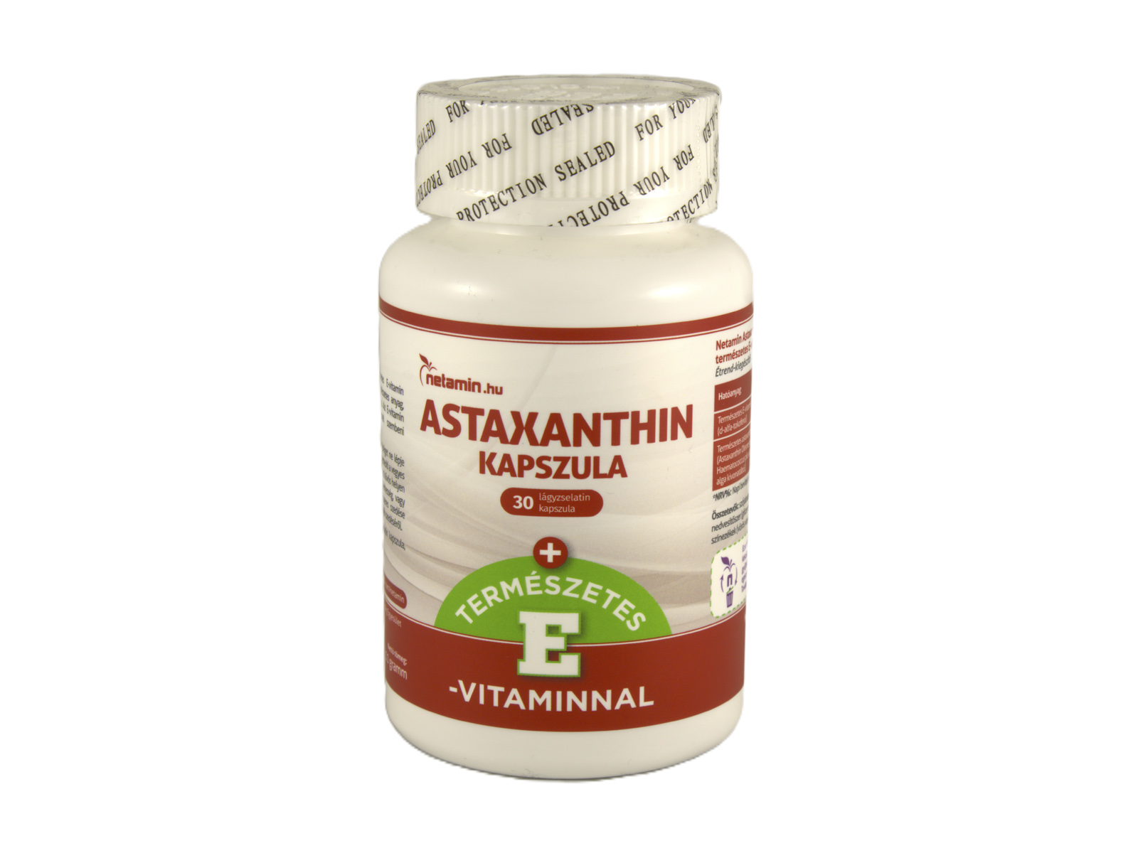 NETAMIN ASTAXANTHIN+E-VITAMIN KAPSZULA 30DB