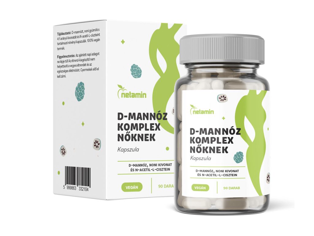 NETAMIN D-MANNÓZ KOMPLEX NŐKNEK KAPSZULA 90DB