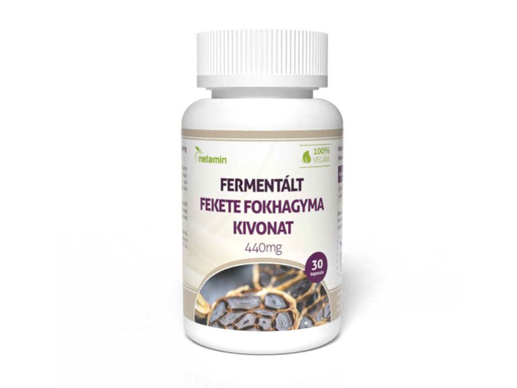 NETAMIN FERMENTÁLT FEKETE FOKHAGYMA KAPSZULA 30DB