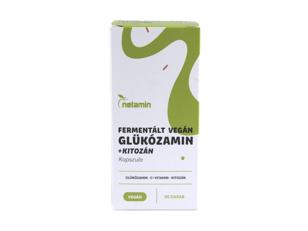 NETAMIN FERMENTÁLT VEGÁN GLÜKOZAMIN + KITOZÁN KAPSZULA 90DB