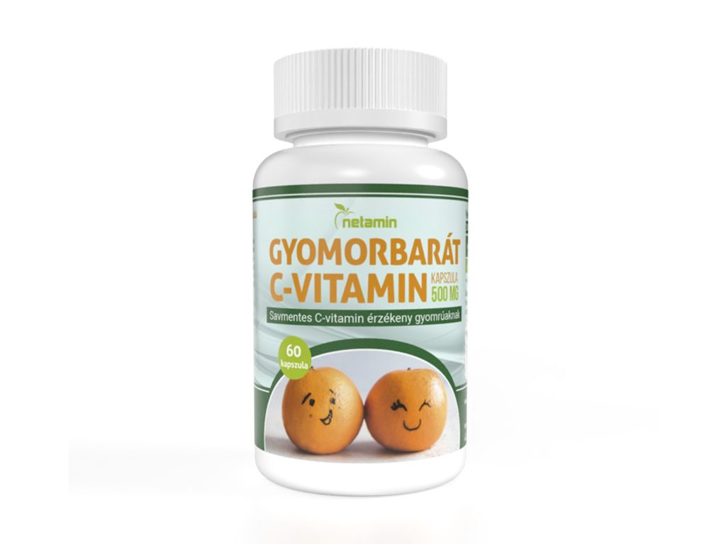 NETAMIN GYOMORBARÁT C-VITAMIN 500MG KAPSZULA 60DB