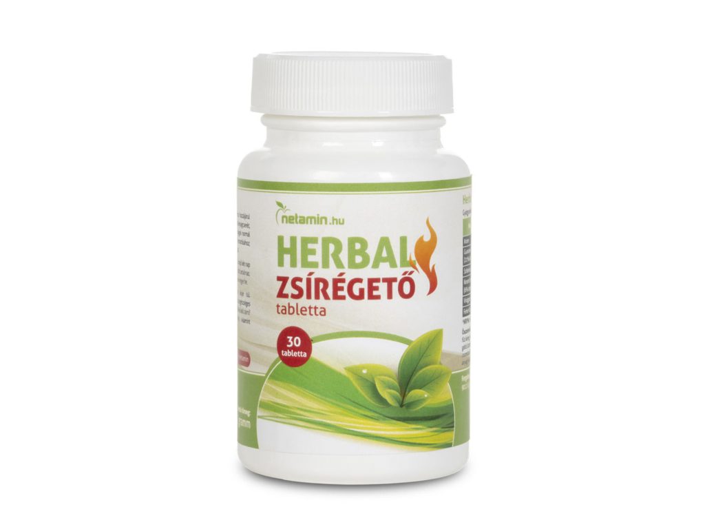 NETAMIN HERBAL ZSÍRÉGETŐ TABLETTA 30DB