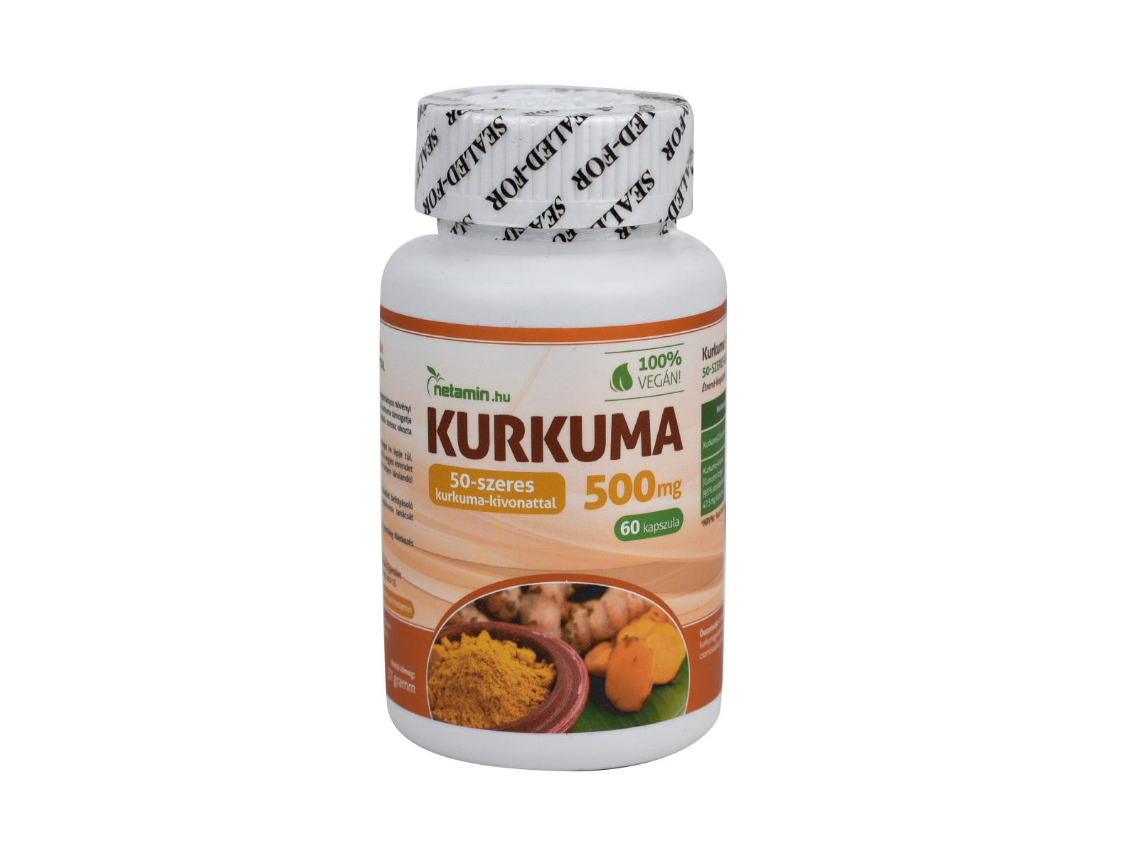 NETAMIN KURKUMA 500MG KAPSZULA 60DB
