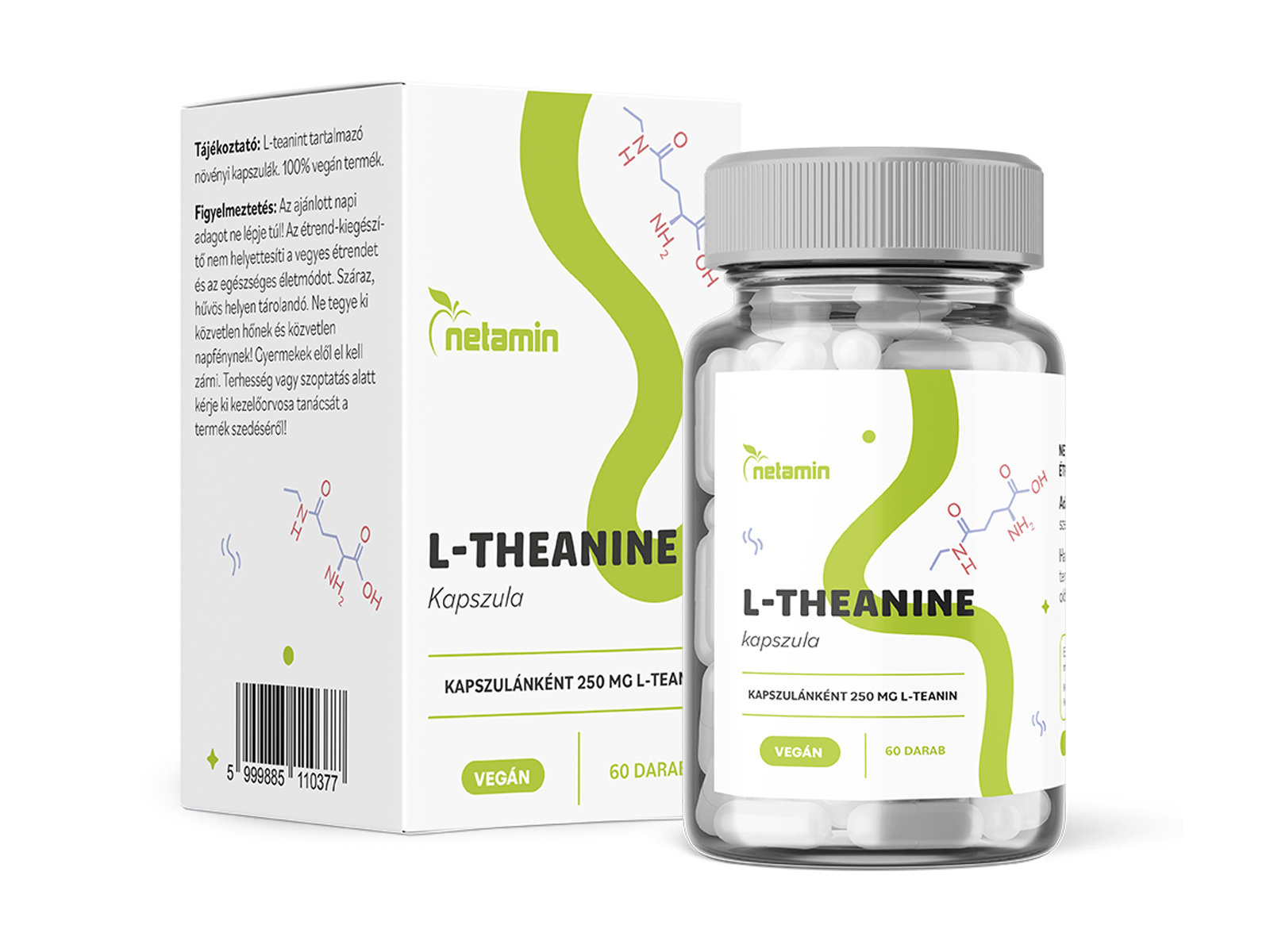 NETAMIN L-THEANINE 250MG KAPSZULA 60DB