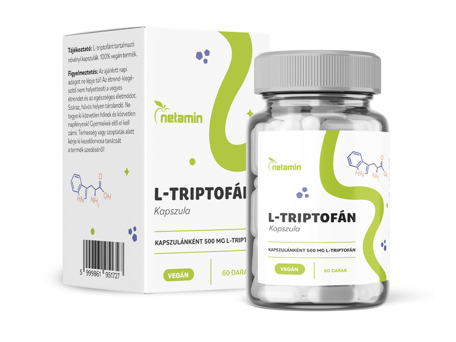NETAMIN L-TRIPTOFÁN KAPSZULA 500MG KAPSZULA 60DB