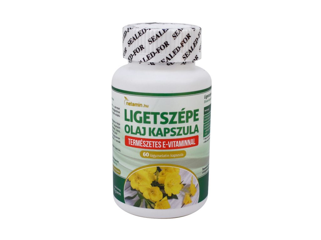 NETAMIN LIGETSZÉPE OLAJ KAPSZULA E-VITAMINNAL 60DB