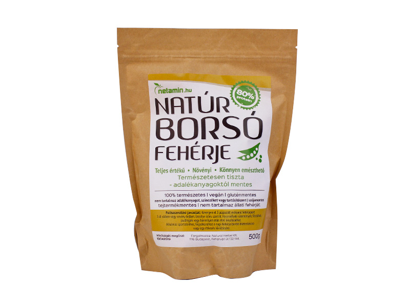 NETAMIN NATÚR BORSÓFEHÉRJE 500G