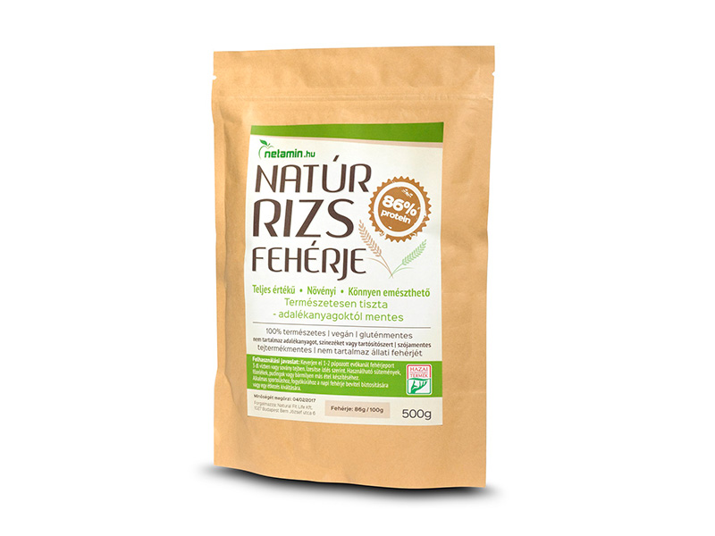 NETAMIN NATÚR RIZS FEHÉRJE 500G