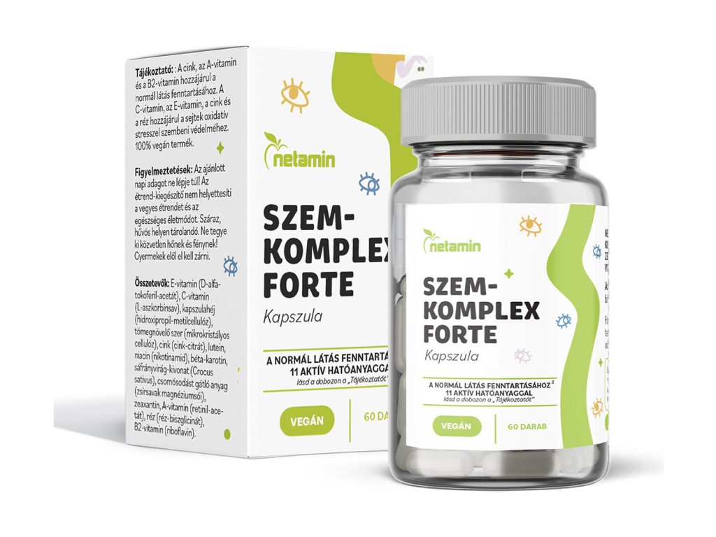 NETAMIN SZEMKOMPLEX FORTE KAPSZULA 60DB
