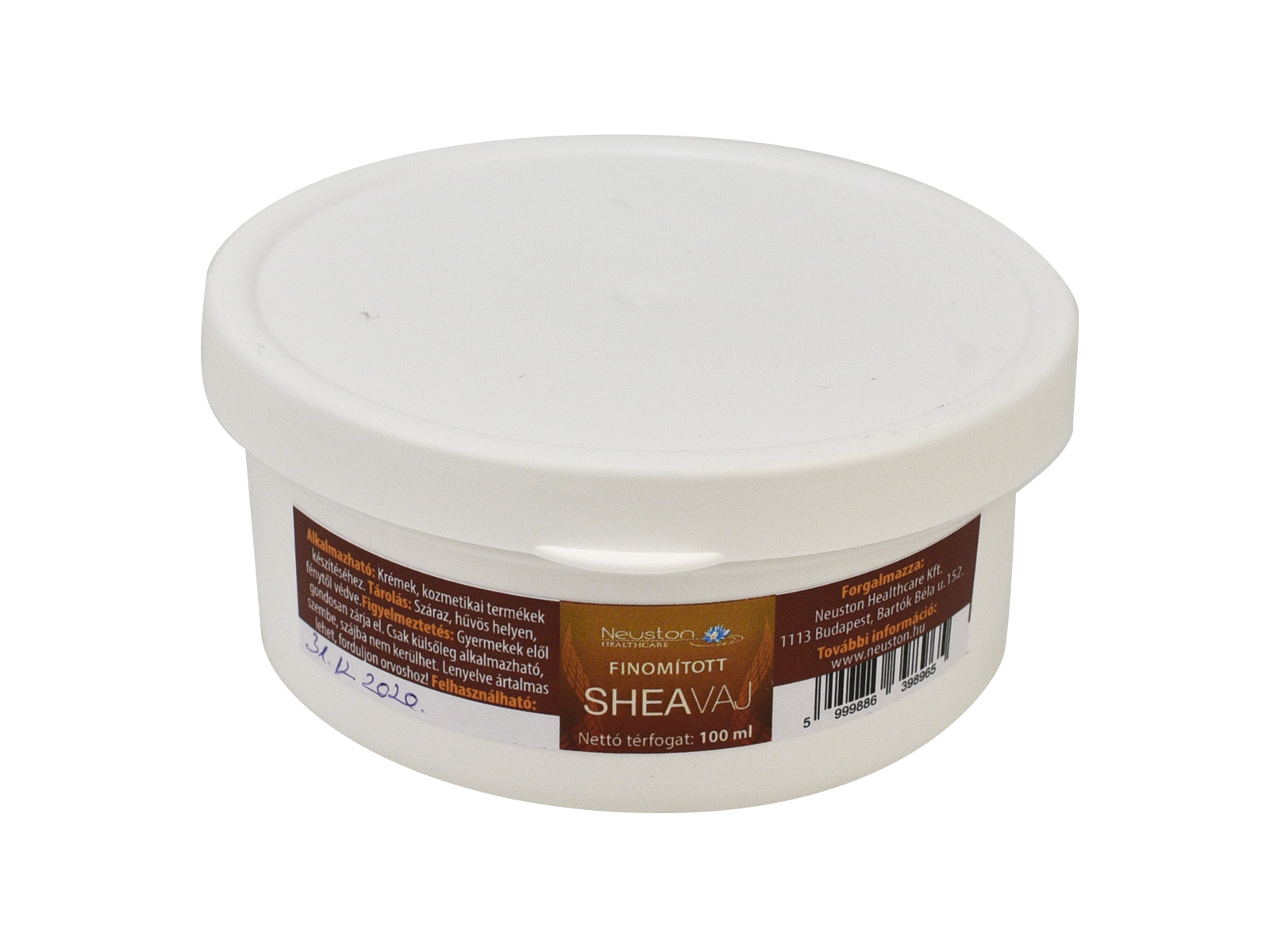 NEUSTON  SHEA VAJ FINOMÍTOTT 100ML