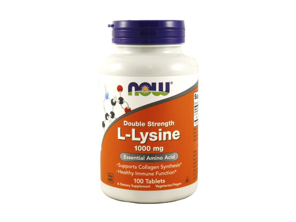 NOW L-LYSINE 1000MG TABLETTA 100DB