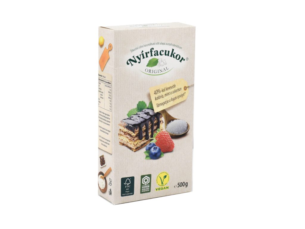 NYÍRFACUKOR KRISTÁLY 100% XILIT 500G
