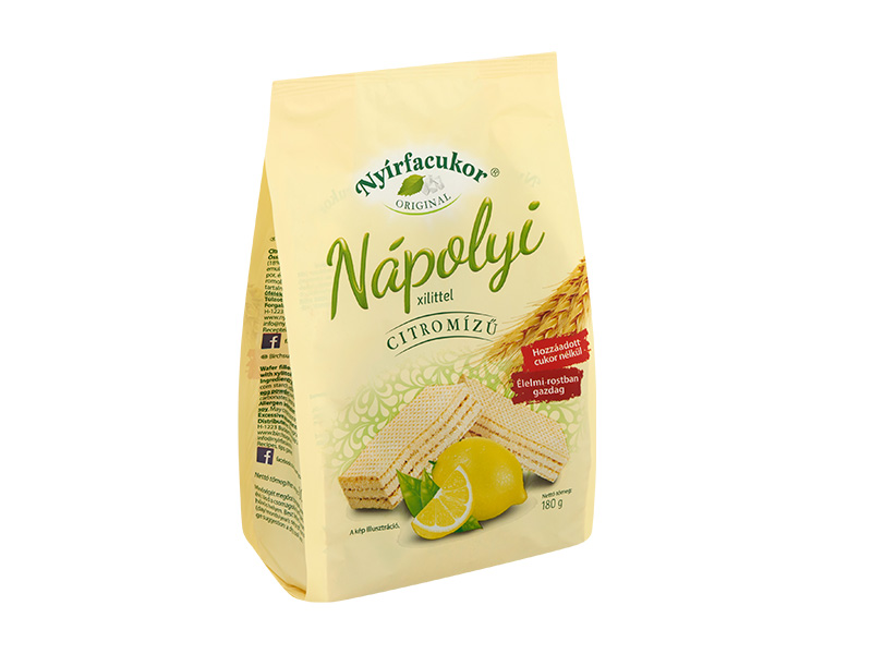 NYÍRFACUKOR NÁPOLYI XILITTEL CITROMOS 180G