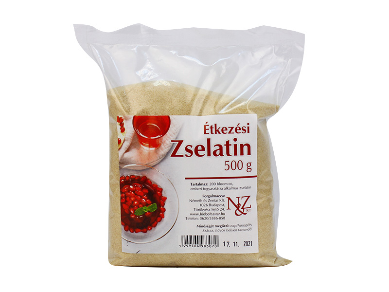N&Z ÉTKEZÉSI ZSELATIN 200 BLOOM 500G
