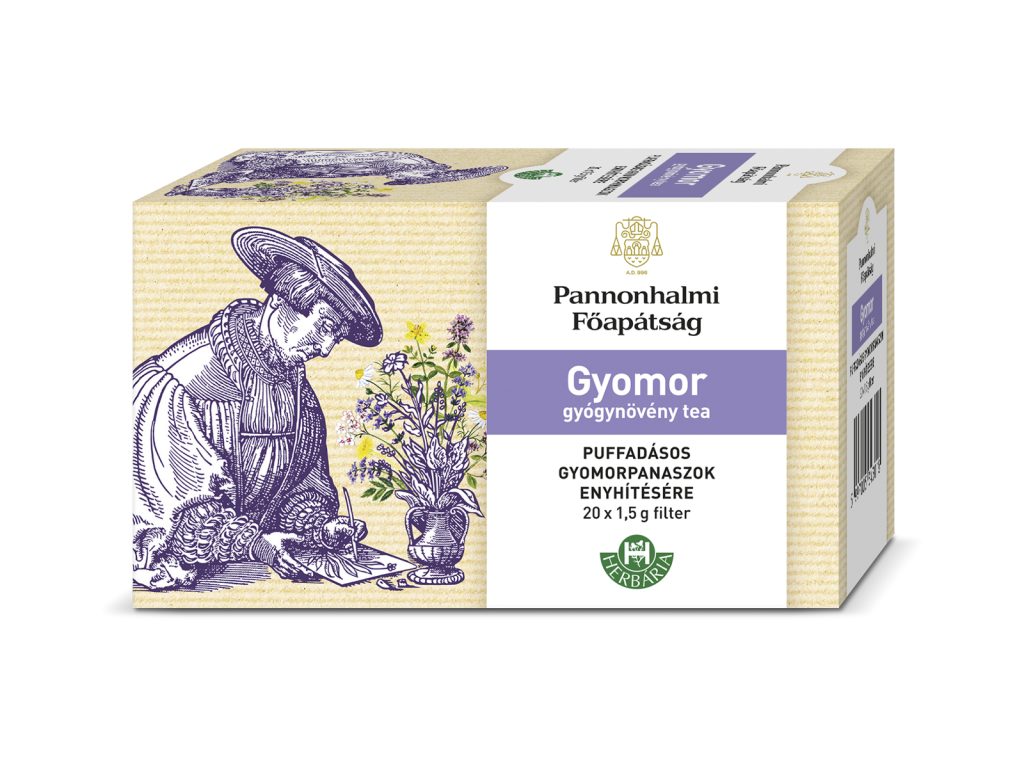 PANNONHALMI GYÓGYNÖVÉNY TEA GYOMOR FILTERES 20DB
