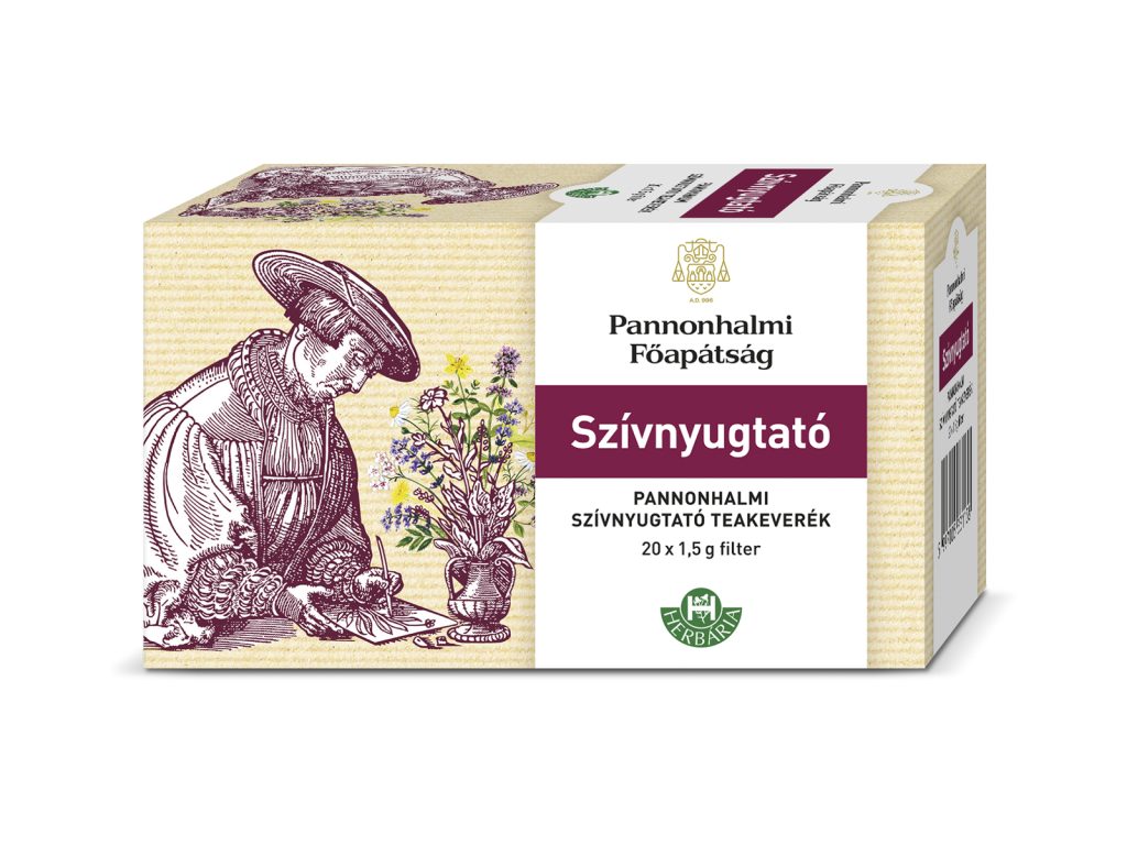 PANNONHALMI GYÓGYNÖVÉNY TEA SZÍVNYUGTATÓ FILTERES 20DB