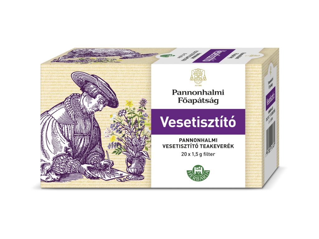 PANNONHALMI GYÓGYNÖVÉNY TEA VESETISZTÍTÓ FILTERES 20DB