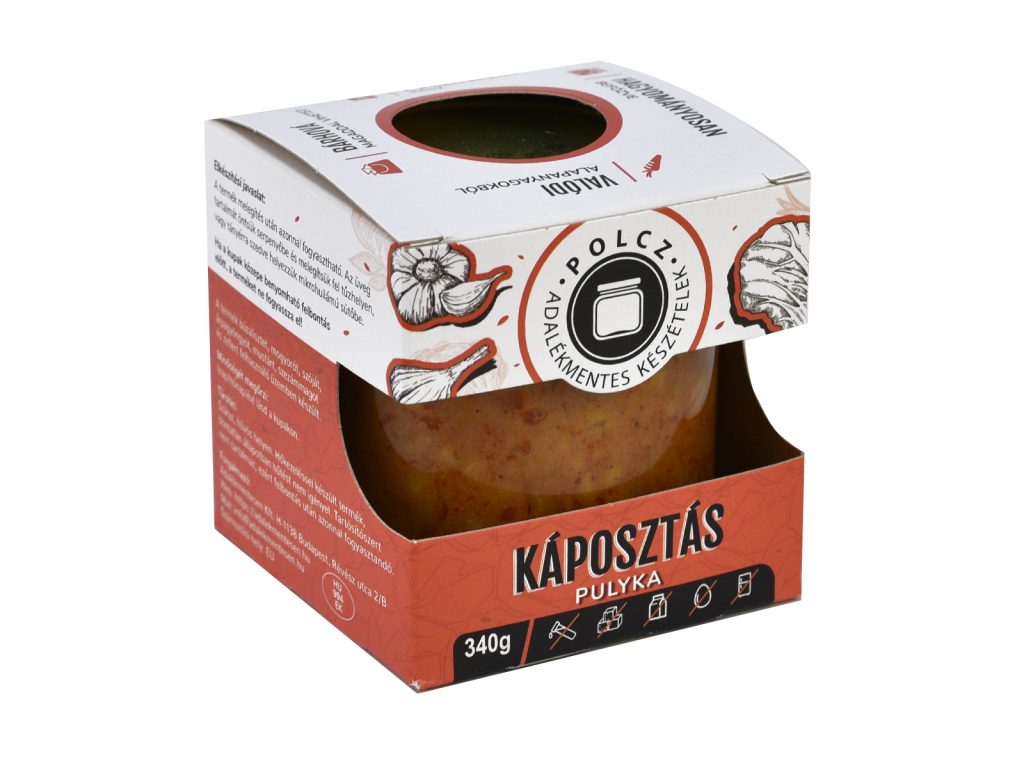 POLCZ ADALÉKMENTES KÉSZÉTELEK KÁPOSZTÁS PULYKA 340G