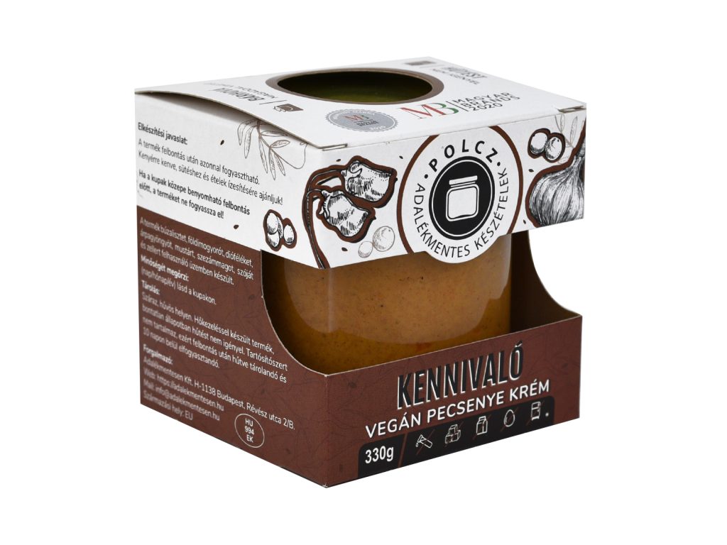 POLCZ ADALÉKMENTES KÉSZÉTELEK KENNIVALÓ VEGÁN PECSENYE KRÉM 330G