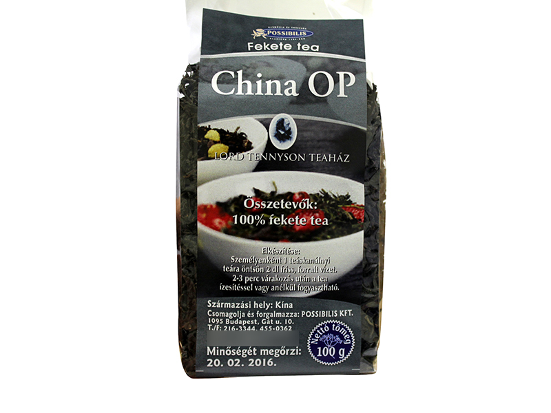 POSSIBILIS TEA CHINA OP FEKETE 100G