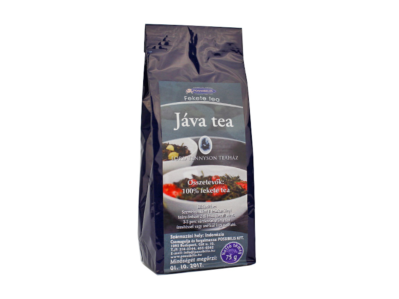 POSSIBILIS TEA JAVA FEKETE 75G