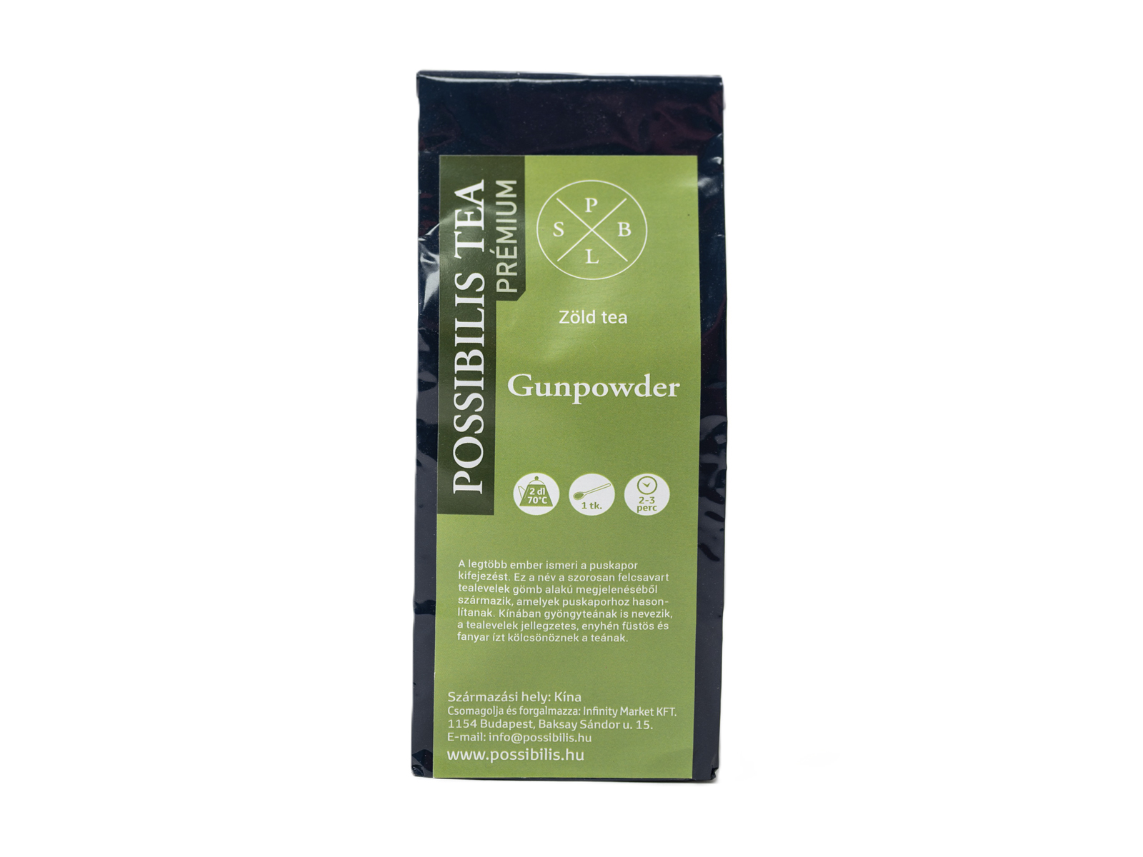 POSSIBILIS ZÖLD TEA CHINA GUNPOWDER 75G