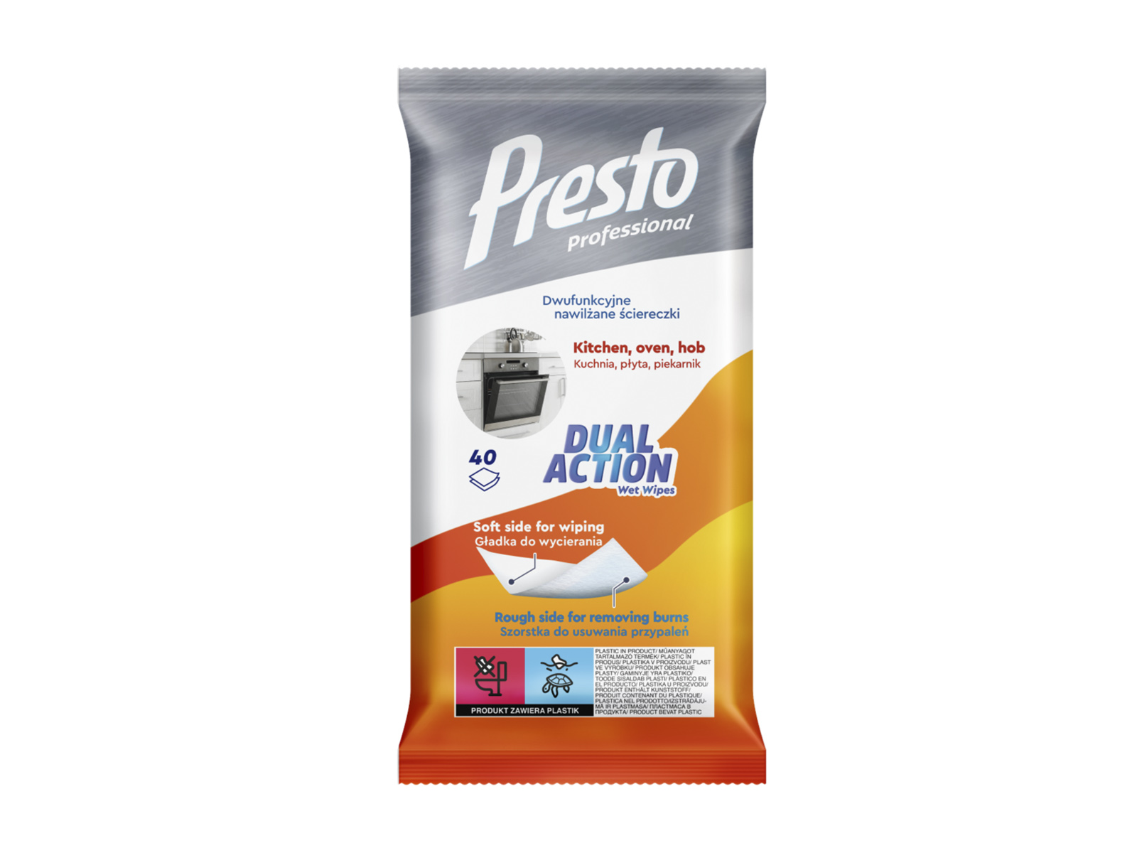 PRESTO DUAL ACTION KONYHAI TÖRLŐKENDŐ 40DB