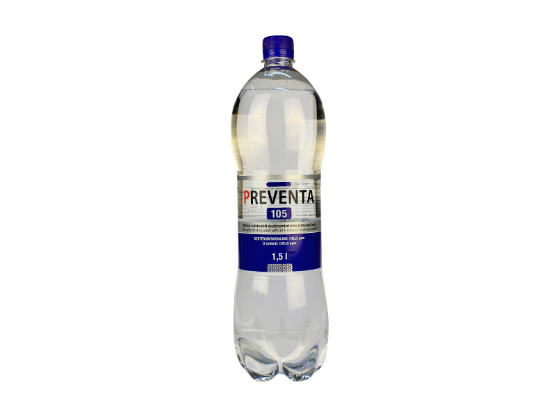 PREVENTA 105 IVÓVÍZ  32%-AL CSÖKKENTETT DEUTÉRIUM TARTALMÚ SZÉNSAVAS 1500ML