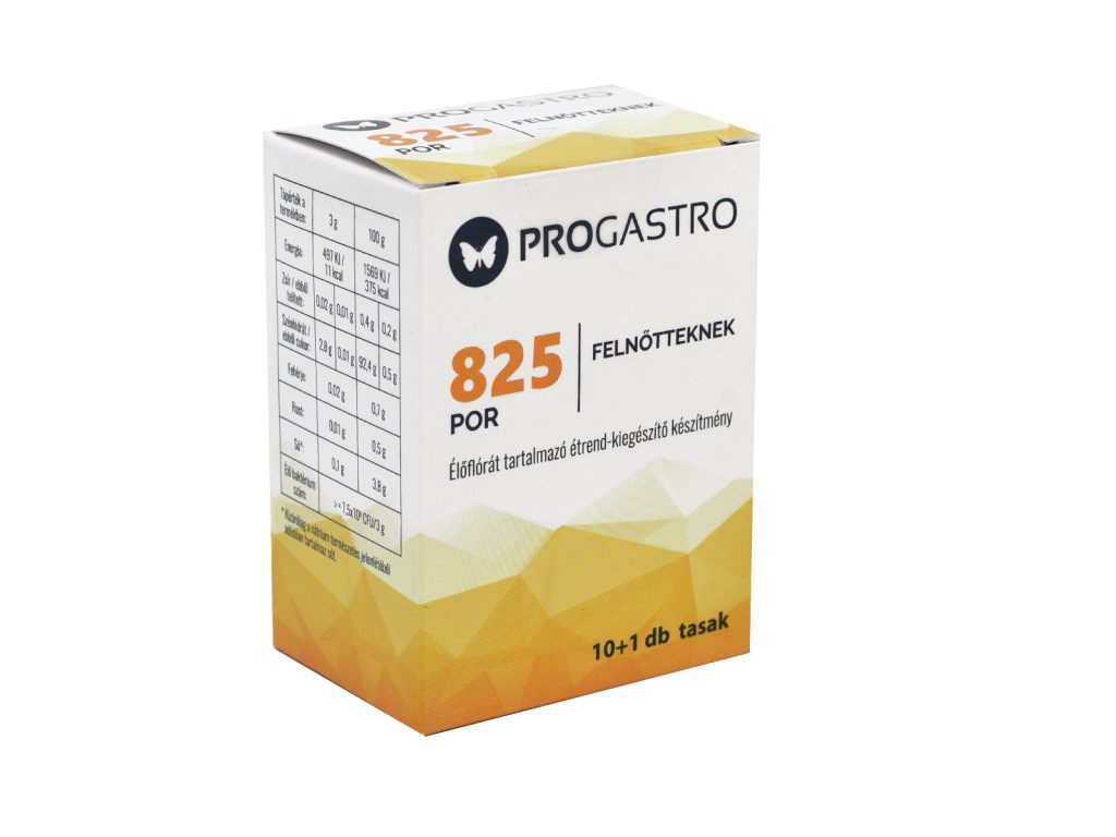 PROGASTRO 825 POR ÉLŐFLÓRÁT TARTALMAZÓ ÉTREND-KIEGÉSZÍTŐ KÉSZÍTMÉNY 11DB