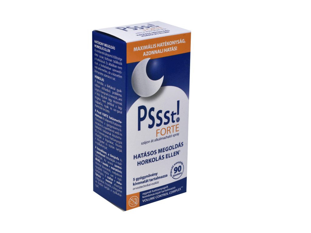 PSSST! FORTE TERMÉSZETES HORKOLÁSGÁTLÓ TERMÉK 25ML