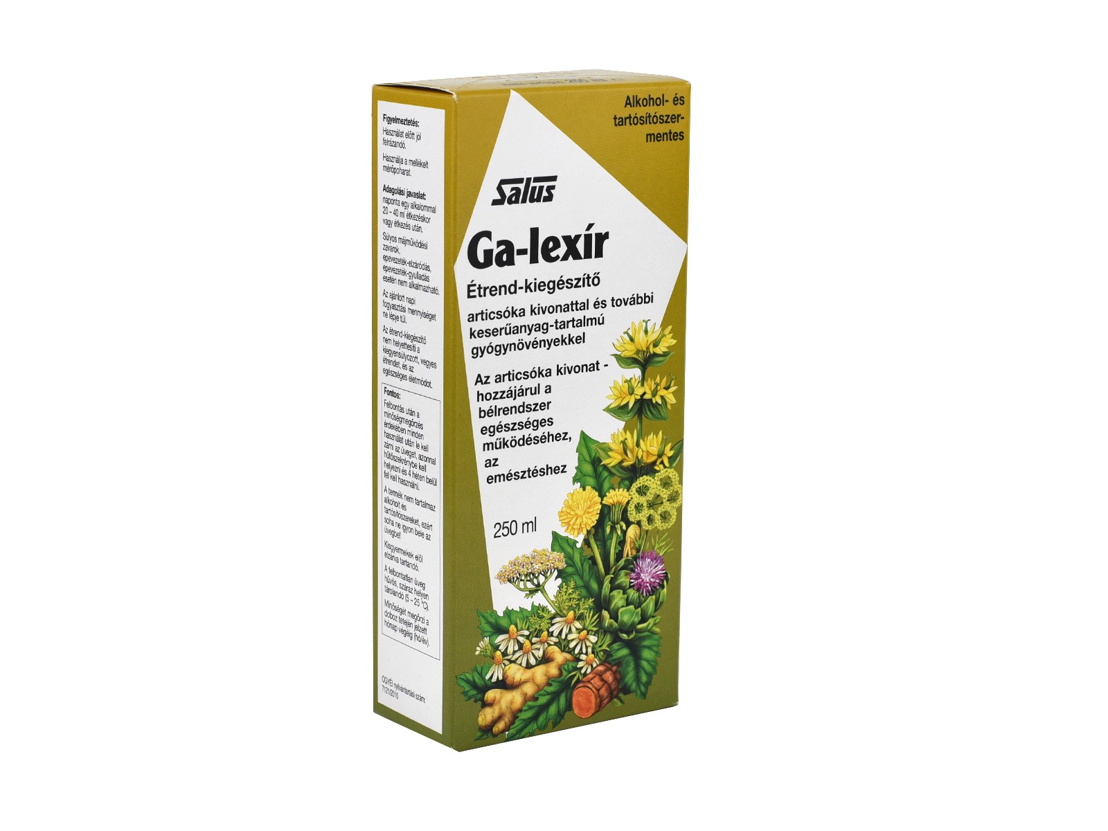 SALUS GA-LEXÍR GYÓGYKESERŰ EMÉSZTÉSRE 250ML