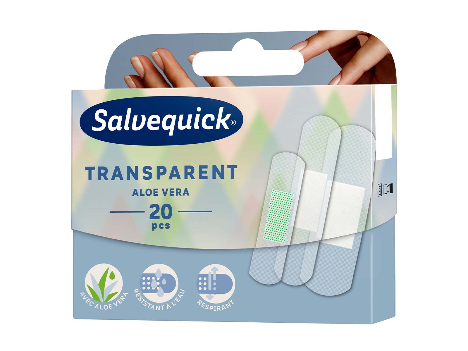 SALVEQUICK ALOE VERA ÁTLÁTSZÓ TAPASZ 20DB