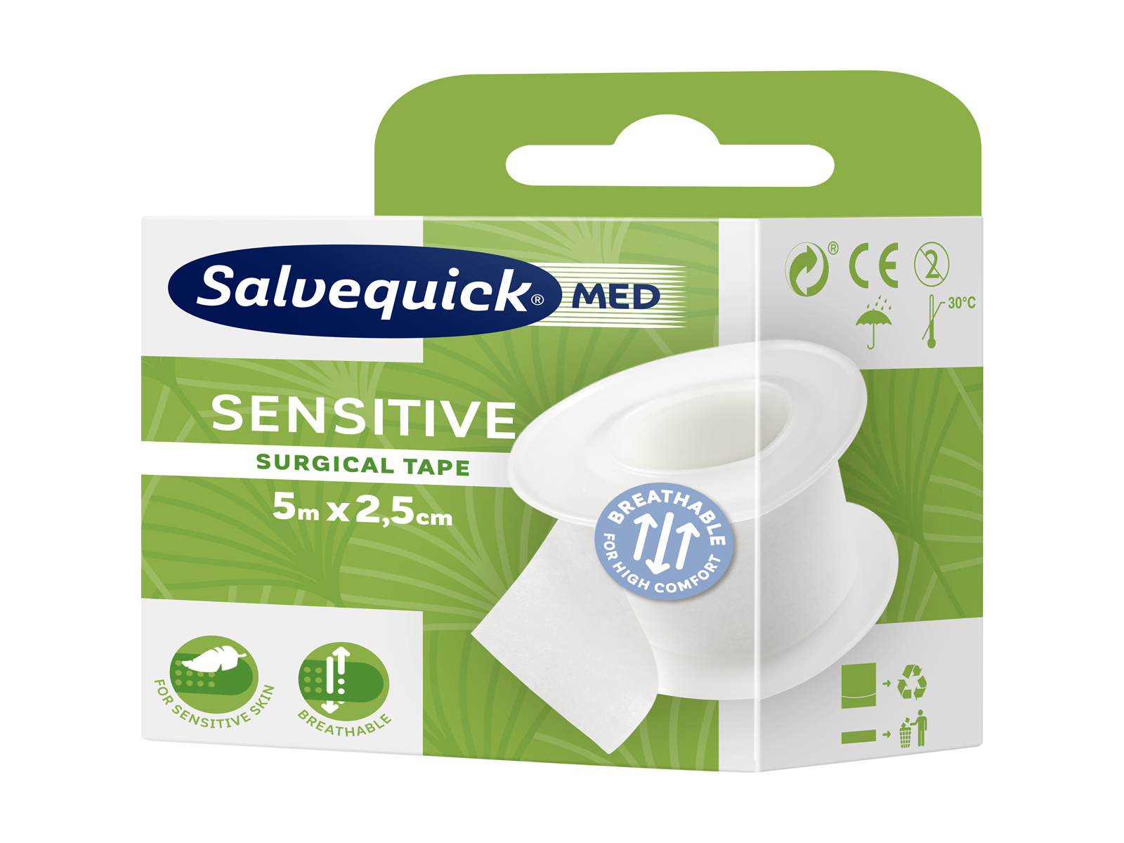 SALVEQUICK SENSITIVE RAGTAPASZ 5X2,5CM
