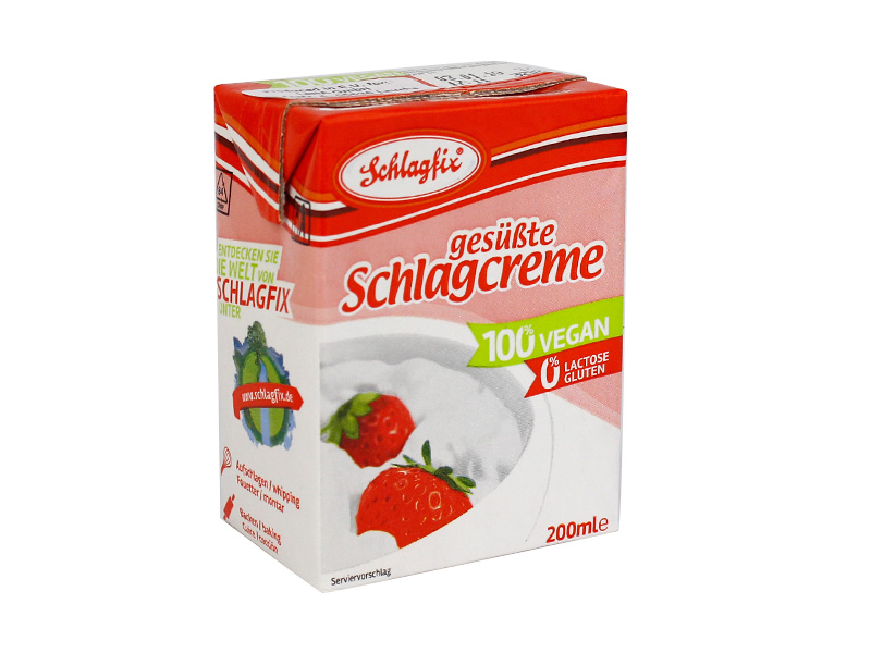 SCHLAGFIX VEGÁN HABKRÉM ÉDESÍTETT 15% 200ML